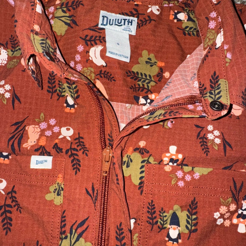 New Duluth Gnome Pattern Overalls - Picture 3 of 5
